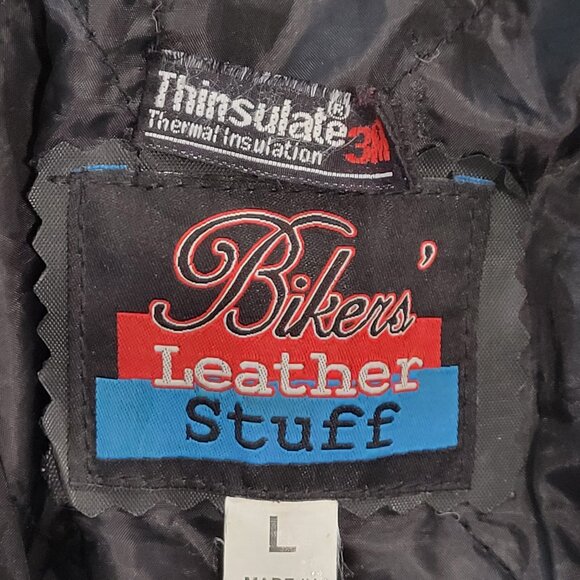 Vintage Men's Leather Motorcycle Jacket - Picture 5 of 5